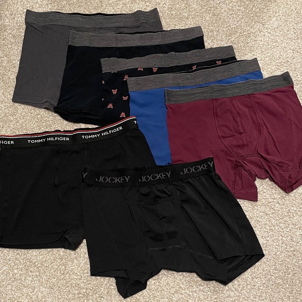 7 Boxer Briefs by Tommy Hilfiger/Jockey/Basic Outfitters